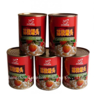 567g canned lichee in juice sugar canned litchi Thailand