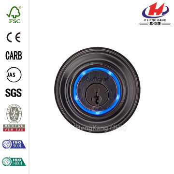 Kevo Single Cylinder Satin Nickel Bluetooth Enabled Deadbolt