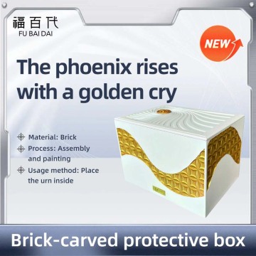 Phoenix-Inspired Ashes Casket with Lucky Design