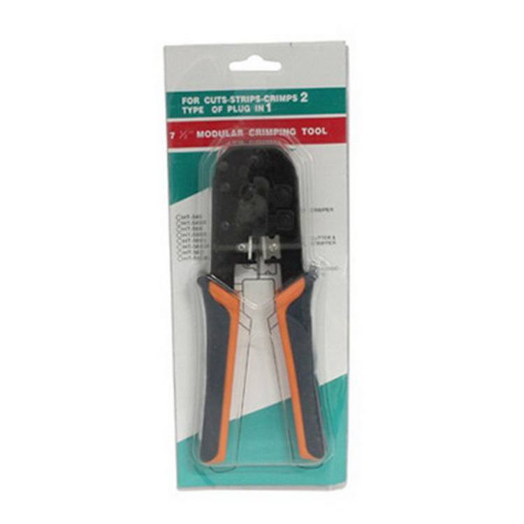 Cutter-Stripper-Crimp Erethet Crimping Tool Price dalam satu RJ45 Crimping Tool (T5068)