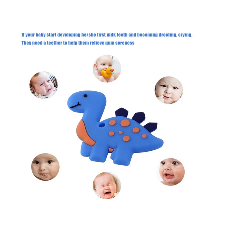 Food Grade Silicone Animal Teether for Baby Toy