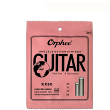 KX80 024-026 Bass Strings Crystal Nylon Set for Ukulele, Acoustic, and Classical Guitar