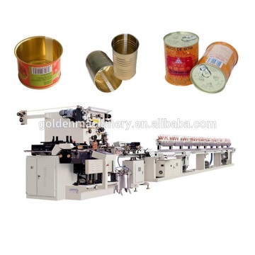 Linha de produção de máquina de fabricação de contêiner de caixa de lata