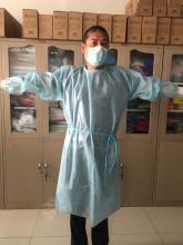PP Coated Pe Isolation Gown