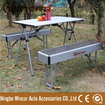 Portable folding table and chair set Aluminum Folding Beach Table