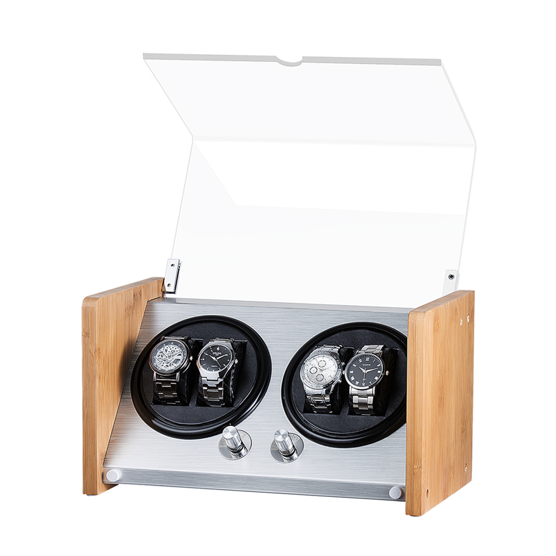 Remontoir pour montre en bois de bambou Ww 9502 8 Ww 9502 8 Bamboo Wood Watch Winder