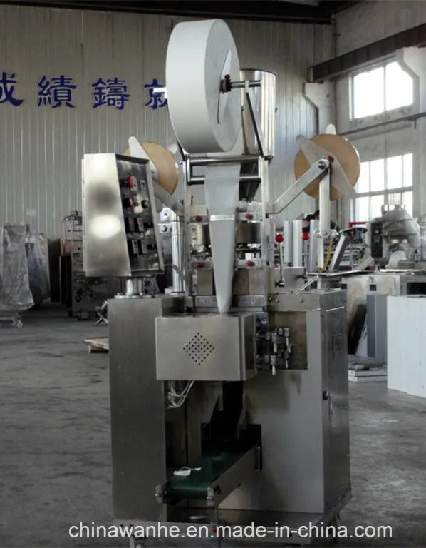 Automatic Tea Bag Sealing Packaging Machine with Threads and Tags