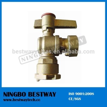 Brass lockable ball valve