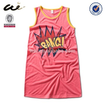 printed pink color woman pyjamas;woman tank top;sexy tank top