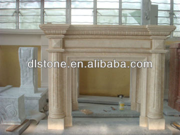 Electrical fireplace mantel