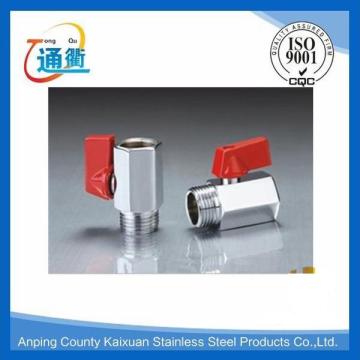 china manufacture casting 304 stainless steel mini valve m/m