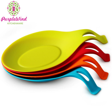 NEW! Kitchen Utensil Heat Resistant silicone spoon rest