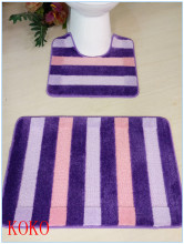 2 pcs rug set, pp non slip rug set, bathroom rug set