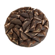 Natural handmade wooden plate