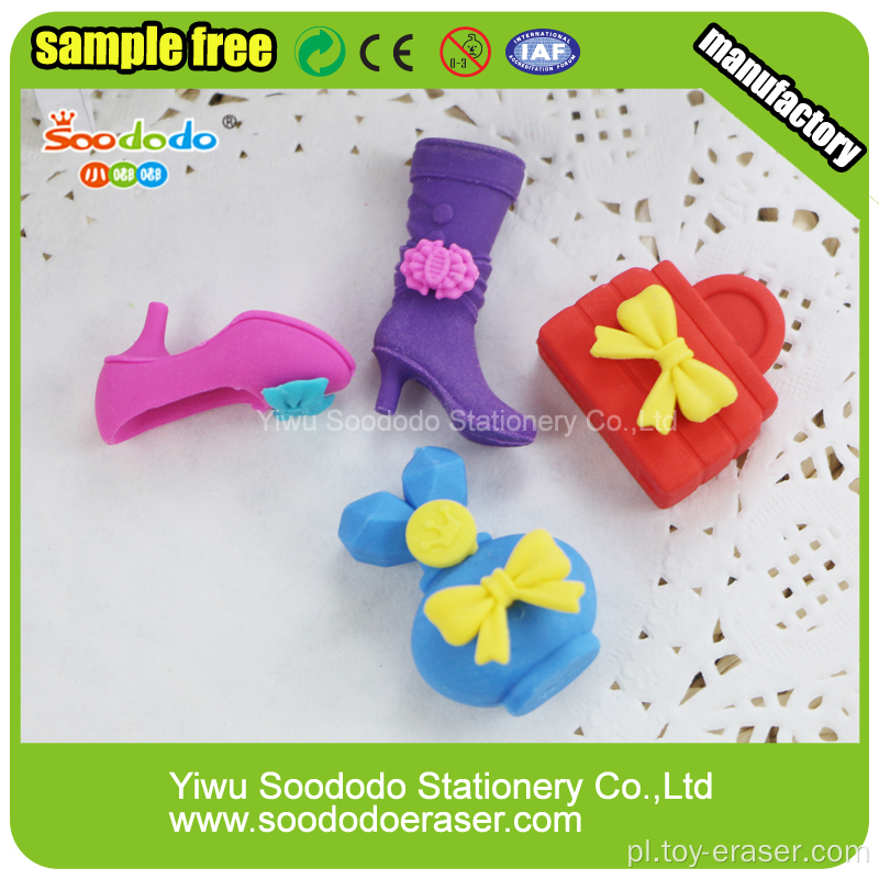 Kolorowe mody fioletowe buty Shaped Eraser