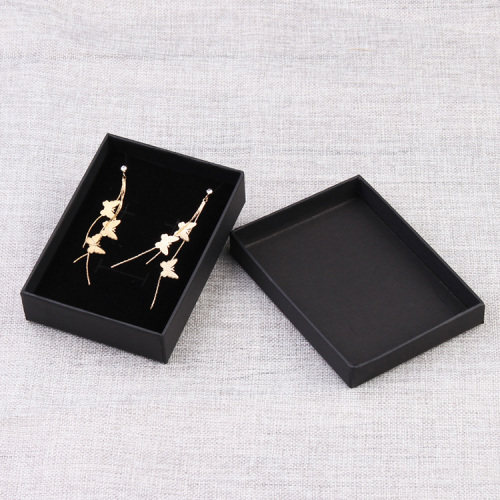 Matte Black Earring Jewelry Packaging Box Wholesales