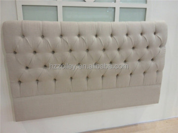American Style Upholstered Fabric Tufted Queen Headboard