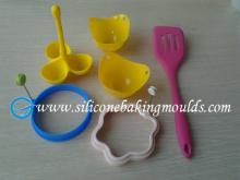 6pcs Silicone egg cooking tools set, silicone kitchen tools set