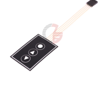 1x3 Matrix Array 3-Key Membrane Switch Keypad Keyboard