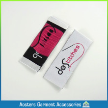 garments high density polyester size standard woven label