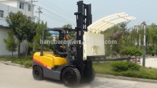 forklift hinged broke handler
