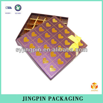 gold stamping paperboard chocolate box