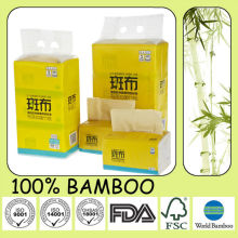 Natural Unbleached, Hot Selling Bamboo Facial Tissue