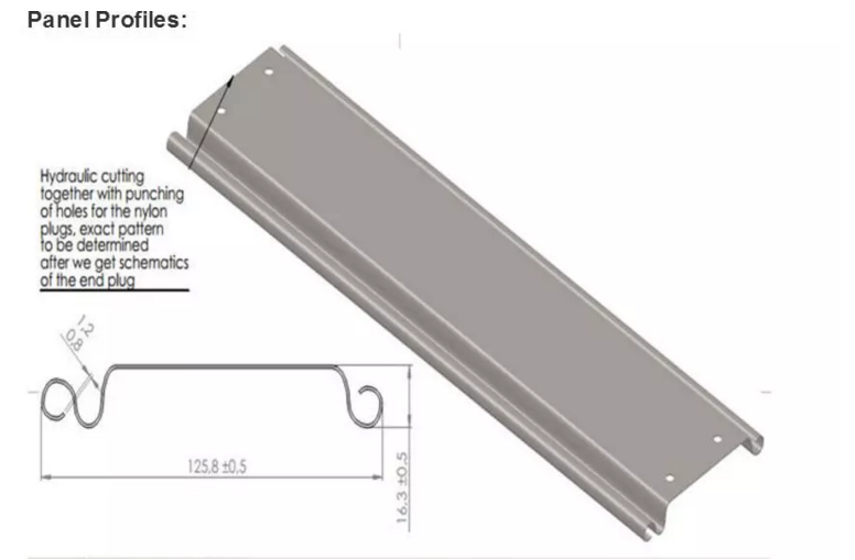 Roller shutter door machin