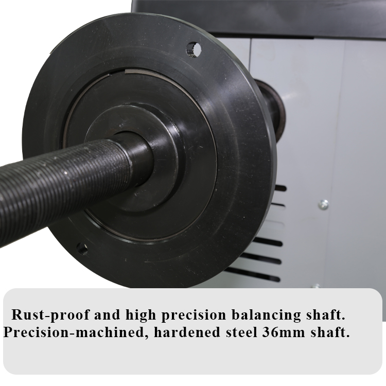 wheel balancer thread shaft