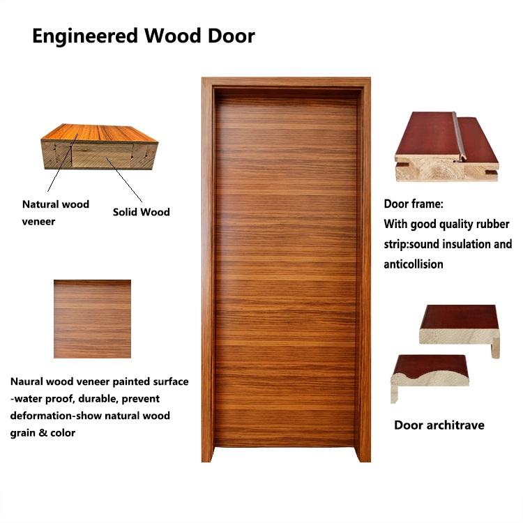 porte per camere cnc design doccia in legno porta interna in legno massello di alta qualità