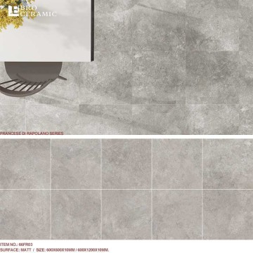 Ebro Ceramic 600x600 Concrete Tiles - Various Patterns