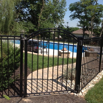 Steel Fence Gate with Bars for Pool