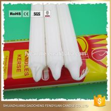 spiritual colorful fluted candles