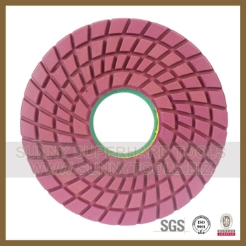 4'' Diamond Wet Polishing Pads, Wet flexible polishing pads