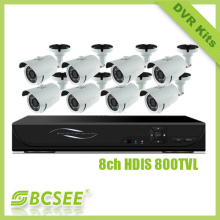 CCD Camera Secuirty CCTV H. 264 DVR Kits/DVR System (BK08C-C80R)