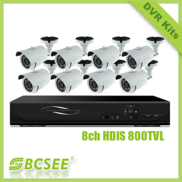 CCD Camera Secuirty CCTV H. 264 DVR Kits/DVR System (BK08C-C80R)