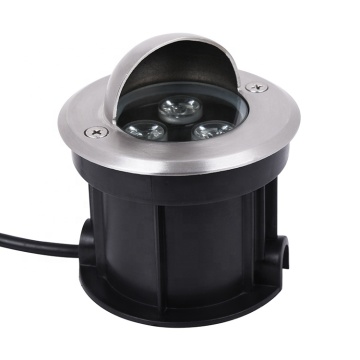 LED profesional de acero inoxidable 3W exterior un lado