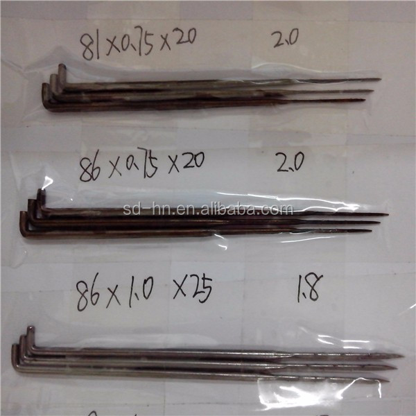 Hot selling high quality Accessories used on needling machines needling needles