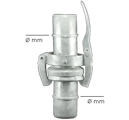 Steel Zinc Plated Perrot Coupling