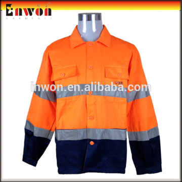 Best selling winter working jacket hi-vis orange reflective jacket