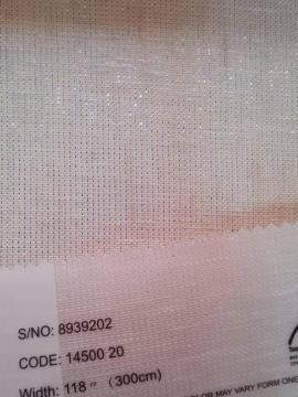 Shinining Sheer Metallic Sheer Solid Pink Curtain Sheers