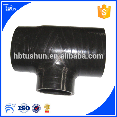 flexible T shape silicone hose from china manufacturer