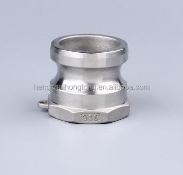 Aluminum material cam-and-groove hose coupling type A