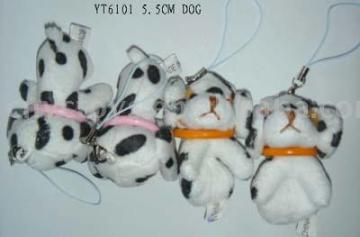 Plush Dog w/Keyring