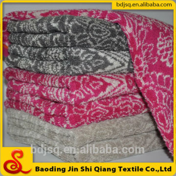 wholesale jacquard custom design 100% cotton terry towel bath towel