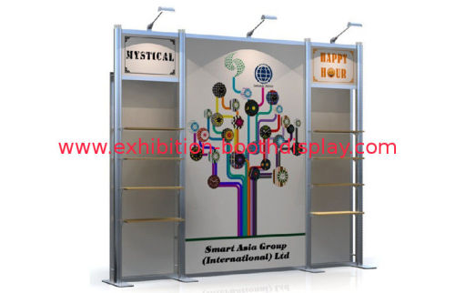 3x3 Custom Exhibit Booth For Home Appliance , Trade Show Display Stands