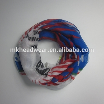 world cup football scarf polyester