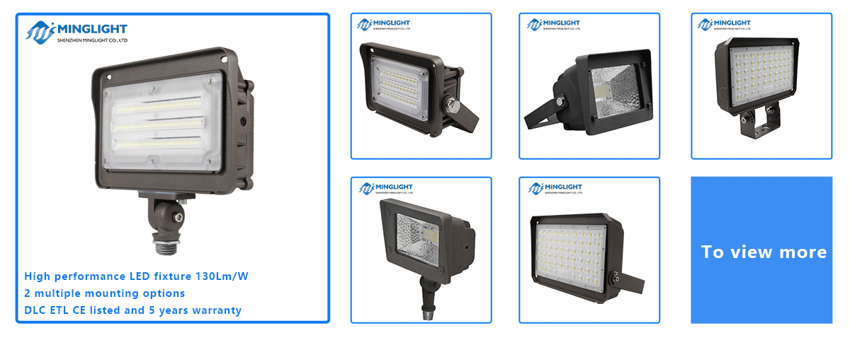 ETL Dlc With Photocell 30w 60w 80w 100w 120w Outdoor Led Wall Pack Light