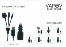 USB Cable Car Charger 3 in 1 For  Sony Game Palyer PSP PSP