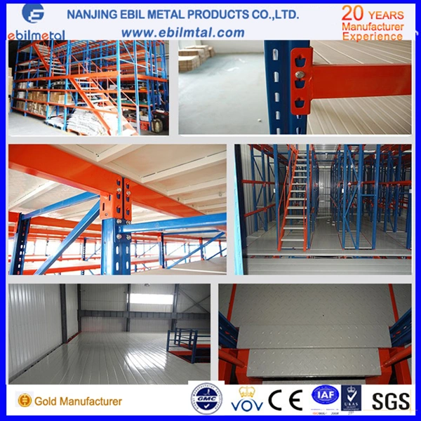 Nanjing Ebil Warehouse 2-3 Layers Storage Mezzanine Rack with Lifting Equipment